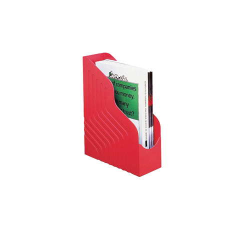 Portariviste MAGAZINE RACK JUMBO 25x32cm dorso 10cm rosso