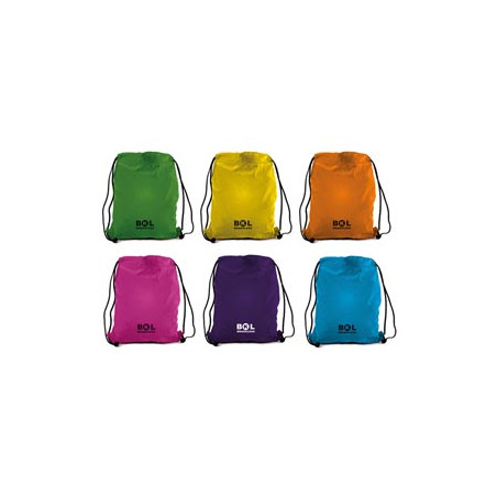 SACCHETTO T-BAG IN NYLON 38X50cm COLORI ASSORTITI