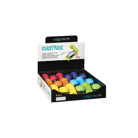 Display 18 cucitrici in ABS colori assortiti RiPlast