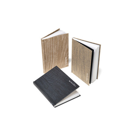 Quaderno editoriale Colorosa Wood dim. 13x18cm rigatura 5mm col. ass. Ri.Plast