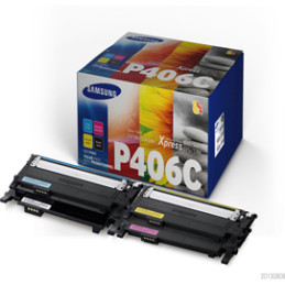 ex-Samsung  hp Toner CYMK CL-P406C 4-pk