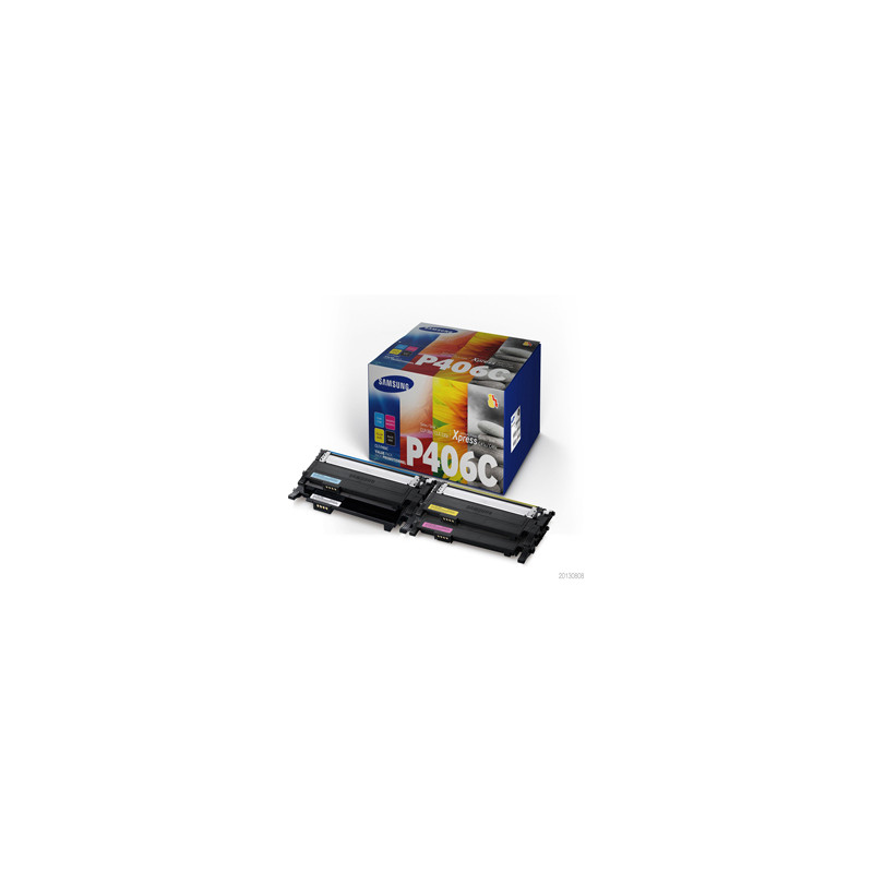 ex-Samsung  hp Toner CYMK CL-P406C 4-pk