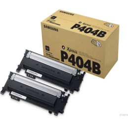 ex-Samsung  hp Toner Nero CLT-P404B in confezione doppia.