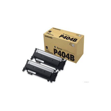 ex-Samsung  hp Toner Nero CLT-P404B in confezione doppia.