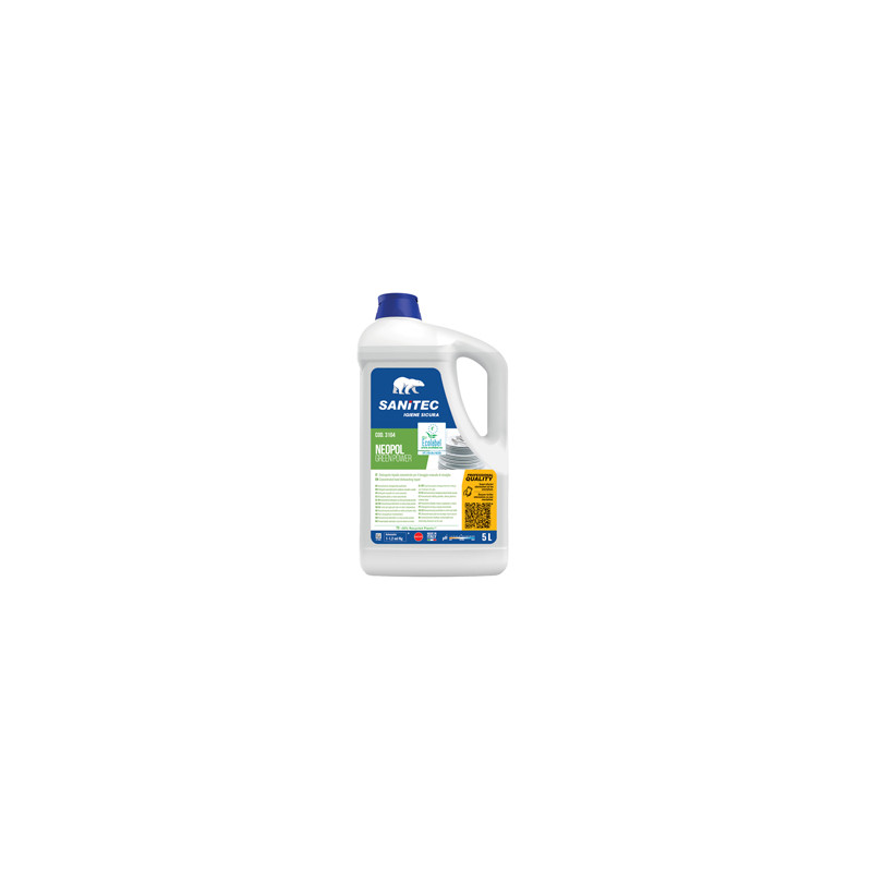 Detergente piatti tanica 5Lt Green Power Sanitec