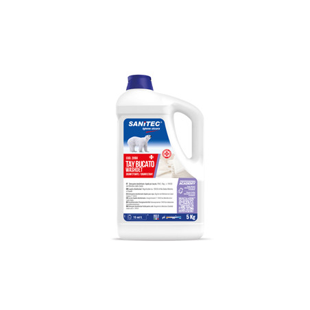 Detergente disinfettante liquido Washdet Tay Bucato 5Kg Sanitec