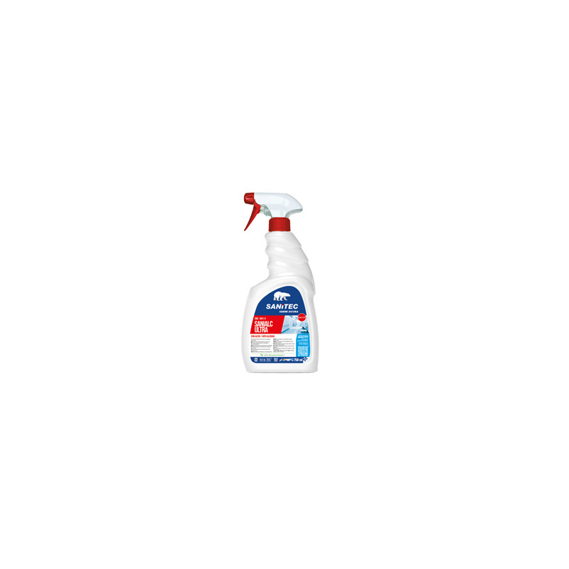 SANIALC Ultra 750ml detergente alcolico per superfici e tessuti Sanitec