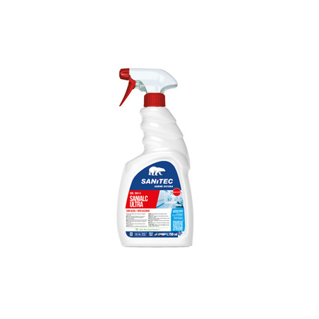 SANIALC Ultra 750ml detergente alcolico per superfici e tessuti Sanitec