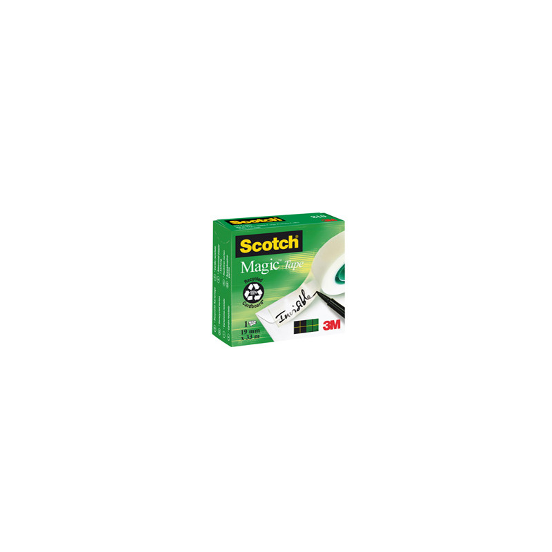 NASTRO ADESIV. Scotch® Magic™ 810-1933 INVISIBILE PERM. 19MMX33MT