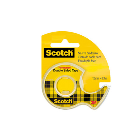 NASTRO BIADESIVO Scotch® 6,3MTX12MM 665-136D PERMANENTE S/LINER IN CHIOCCIOLA