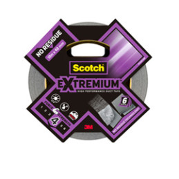 NASTRO ADESIV. EXTRA resistente NOresidui 48mmx18m nero Scotch®