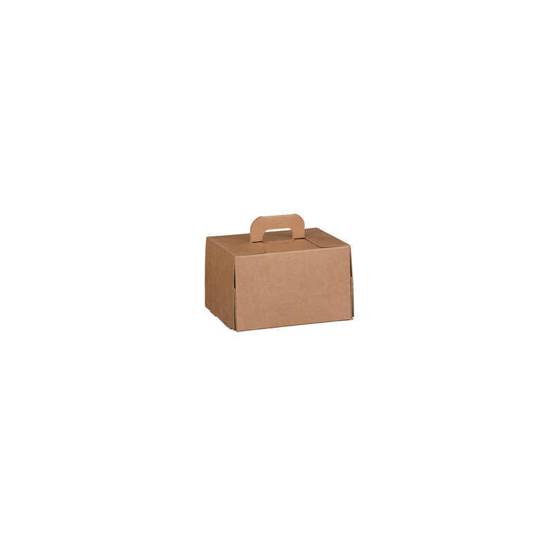 Valigetta box per gastronomia d'asporto linea Cadeaux 16x14x10cm avana