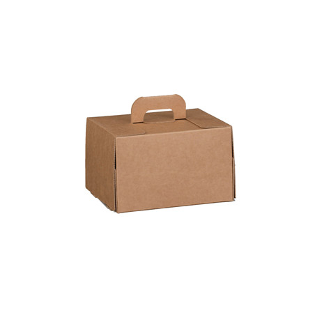 Valigetta box per gastronomia d'asporto linea Cadeaux 16x14x10cm avana