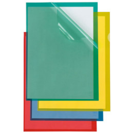 25 CARTELLINE A L 21X29,7 VERDE POLI 150 COLOR PPL B.A. SEI