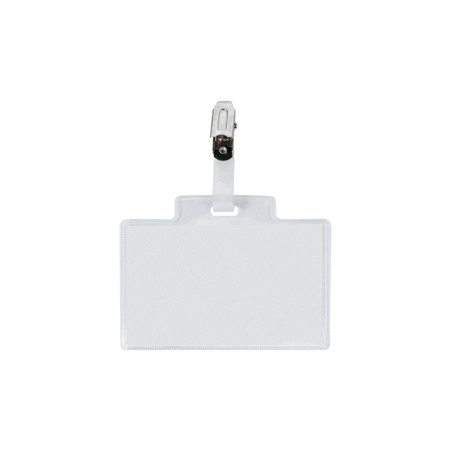 100 portanome Pass 3M 9,5x6cm c/clip in metallo s/cartoncino Sei Rota