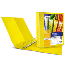 Raccoglitore MYTO TI 17 A4 4D 22x30cm giallo personalizzabile SEI ROTA