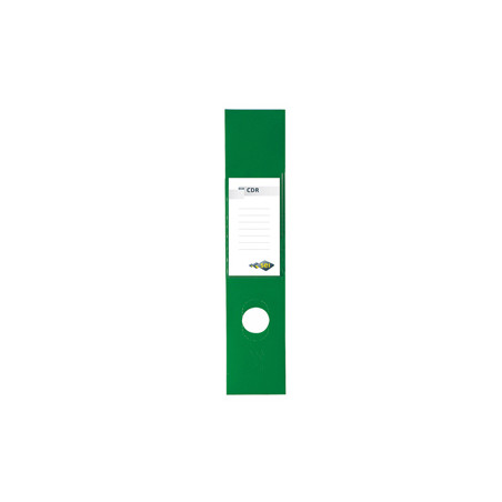 Busta 10 copridorso CDR PVC adesivi verde 7x34,5cm SEI ROTA