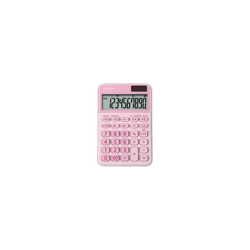 Calcolatrice da tavolo, EL M335 10 cifre, colore rosa