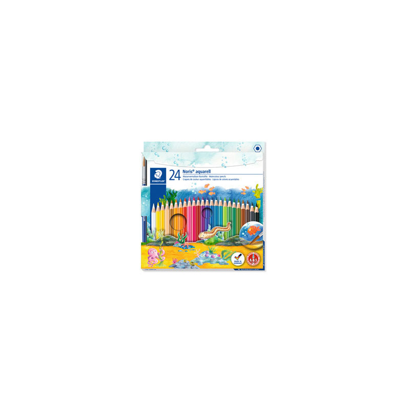 ASTUCCIO 24 MATITE COLORATE 144 AQUARELL NORIS CLUB STAEDTLER