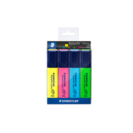 BUSTA 4 EVIDENZIATORI TEXTSURFER CLASSIC 364 STAEDTLER