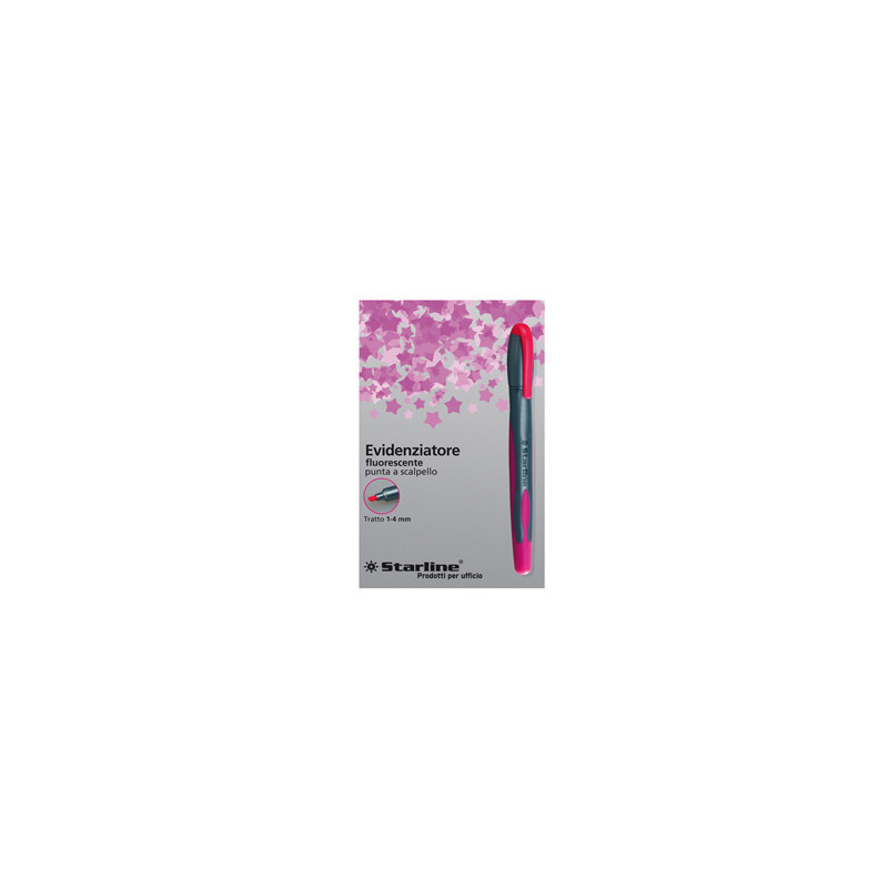 EVIDENZIATORE STARLINE FUCSIA P.SCALPELLO 1-4MM