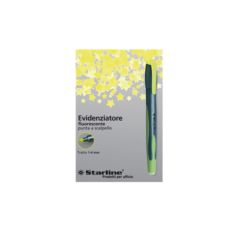 EVIDENZIATORE STARLINE GIALLO P.SCALPELLO 1-4MM