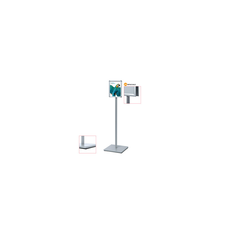 Display Catching Pole Standard A4 Bifacciale