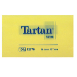 BLOC. TARTAN (TM) 12776 GIALLO 76X127MM 100FG 63GR