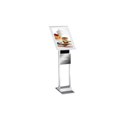 LEGGIO a LED da TERRA H110cm con CORNICE A3 Menu Board LEDMAG