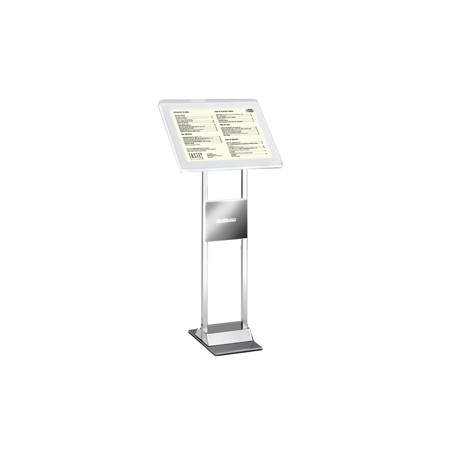 LEGGIO a LED da TERRA H110cm con CORNICE A4 Menu Board LEDMAG