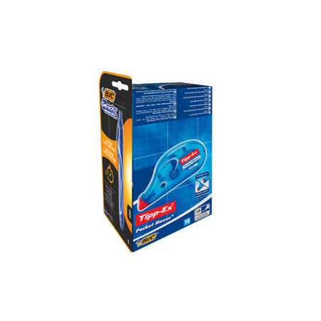 Promo box 10 correttore a nastro Pocket Mouse Tipp-Ex +1 Gelocity quickDry