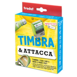 Kit TimbraAttacca per stampa su tessuti ed Etich.