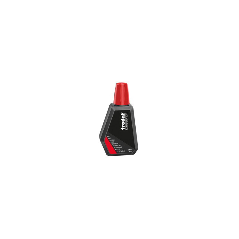 INCHIOSTRO ROSSO 28ml per TIMBRO IN GOMMA 7011