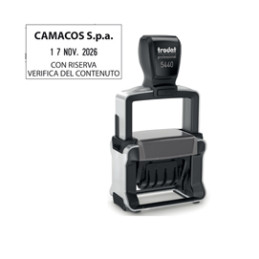 Timbro Professional 4.0 5460 DATARIO 56x33mm personaliz autoinch.