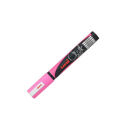 Marcatore a gesso liquido UNI CHALK p.tonda rosa fluo