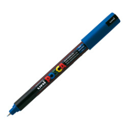 Marcatore UNI-POSCA Pen PC1M p.extra fine 0,7mm blu