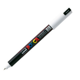 Marcatore UNI-POSCA Pen PC1M p.extra fine 0,7mm bianco