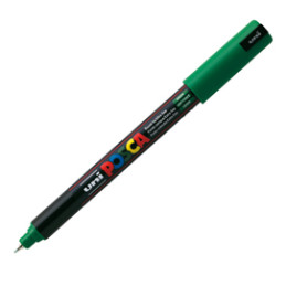 Marcatore UNI-POSCA Pen PC1M p.extra fine 0,7mm verde