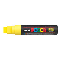Marcatore UNI-POSCA PC17K p.scalpello 15mm giallo