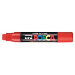Marcatore UNI-POSCA PC17K p.scalpello 15mm rosso
