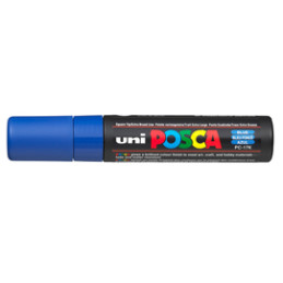 Marcatore UNI-POSCA PC17K p.scalpello 15mm blu