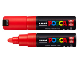 Marcatore UNI-POSCA PC7M p.large 4,5-5,5mm rosso