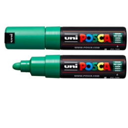 Marcatore UNI-POSCA PC7M p.large 4,5-5,5mm verde