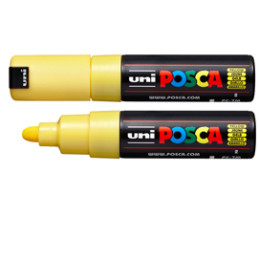 Marcatore UNI-POSCA PC7M p.large 4,5-5,5mm giallo