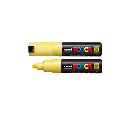 Marcatore UNI-POSCA PC7M p.large 4,5-5,5mm giallo