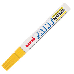 Marcatore UNI PAINT PX20 punta conica 2,8mm giallo