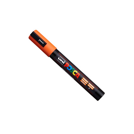 Marcatore UNI-POSCA PC5M p.media 1,8-2,5mm arancio