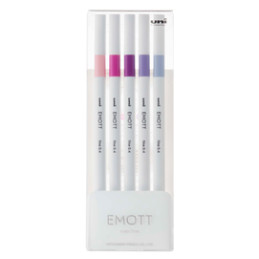 Astuccio 5 fineliner EMOTT   0.4mm colori ass. Floral