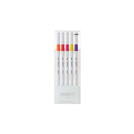 Astuccio 5 fineliner EMOTT   0.4mm colori ass. Passion