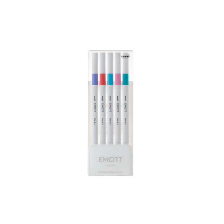 Astuccio 5 fineliner EMOTT   0.4mm colori ass. Candy Pop